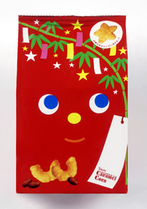 キャラメルコーン(七夕) ※パッケージデザイン以外は、通常商品と同じ仕様です。