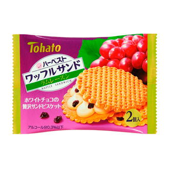 ハーベストワッフルサンド・ラムレーズン