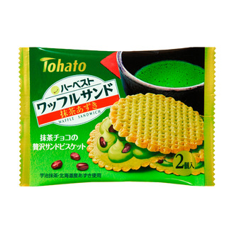 ハーベストワッフルサンド・抹茶あずき