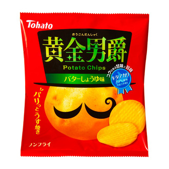 黄金男爵チップス・バターしょうゆ味