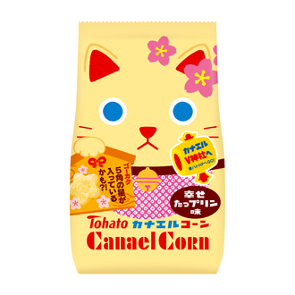 キャラメルコーン・練乳いちご味