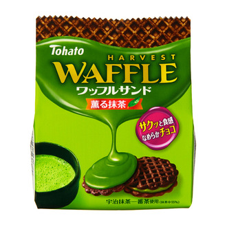 ハーベストワッフルサンド・薫る抹茶