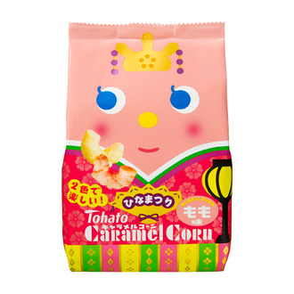 キャラメルコーン・もも味(ひなまつり)