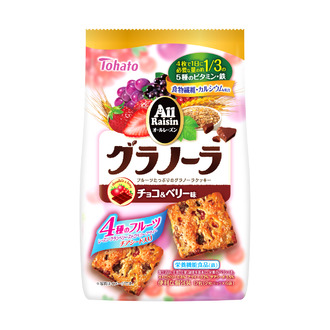 オールレーズングラノーラ・チョコ&ベリー味