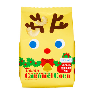 キャラメルコーン・ホワイトミルク味(クリスマス)