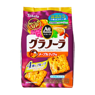 オールレーズングラノーラ・メープルナッツ味