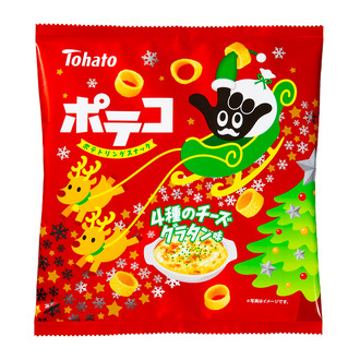ポテコ・4種のチーズグラタン味(クリスマス)