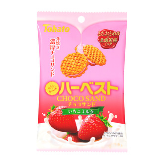 ハーベストチョコサンド・いちごミルク