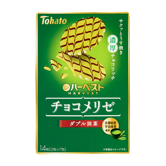 14枚ハーベストチョコメリゼ・ダブル抹茶