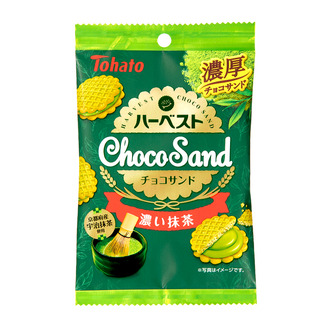 ハーベストチョコサンド・濃い抹茶