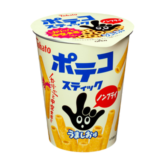 カリッと中空食感！「ポテコスティック・うましお味」新発売- ニュース