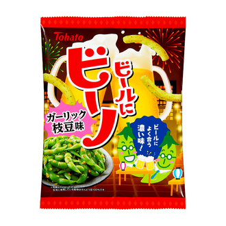 ビールにビーノ・ガーリック枝豆味
