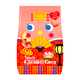 キャラメルコーン・もも味（ひなまつり）