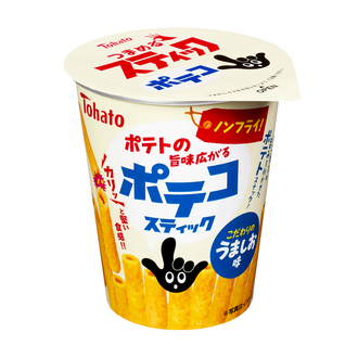 ポテコ出品 カリッと堅い食感！つまめるスティック「ポテコスティック・うましお味
