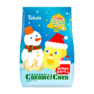 キャラメルコーン・ホワイトミルク味（クリスマス）