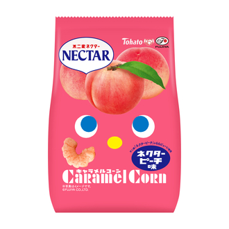 キャラメルコーン・ネクターピーチ味