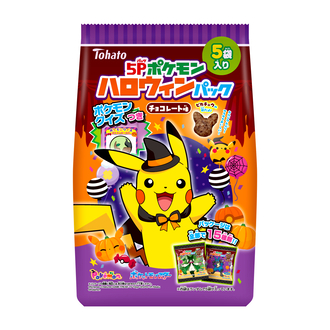 ５Ｐポケモンハロウィンパック　チョコレート味