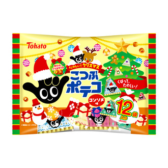 たのしい！クリスマス　こつぶポテコ・コンソメ味