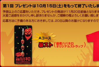プレゼント終了分