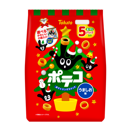 ５Ｐポテコ・うましお味（クリスマス） 東ハト