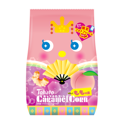 キャラメルコーン・もも味（ひなまつり） 東ハト