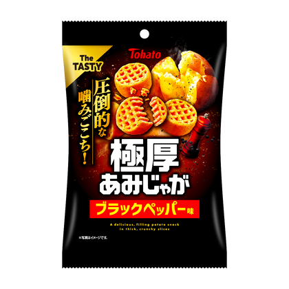 極厚あみじゃが・ブラックペッパー味 東ハト