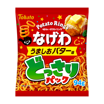 どっさりパック なげわ・うましおバター味 東ハト
