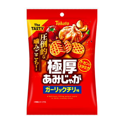 極厚あみじゃが・ガーリックチリ味 東ハト