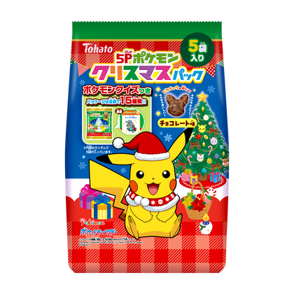 5Pポケモンクリスマスパック チョコレート味 東ハト
