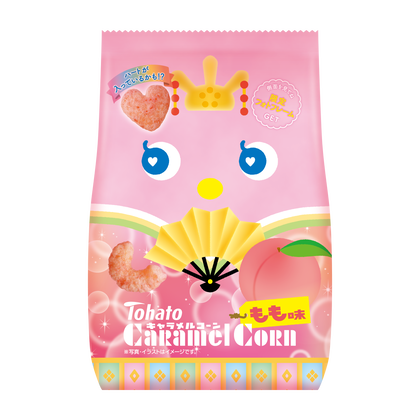キャラメルコーン・もも味（ひなまつり） 東ハト