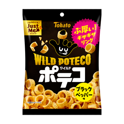 ワイルドポテコ・ブラックペッパー味 東ハト