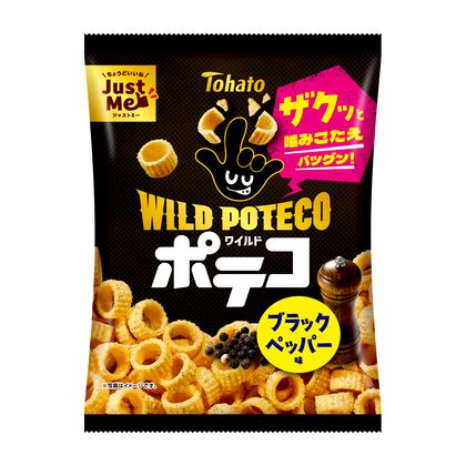 ワイルドポテコ・ブラックペッパー味 東ハト