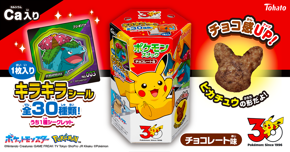 ポケモンスナック チョコレート味 東ハト